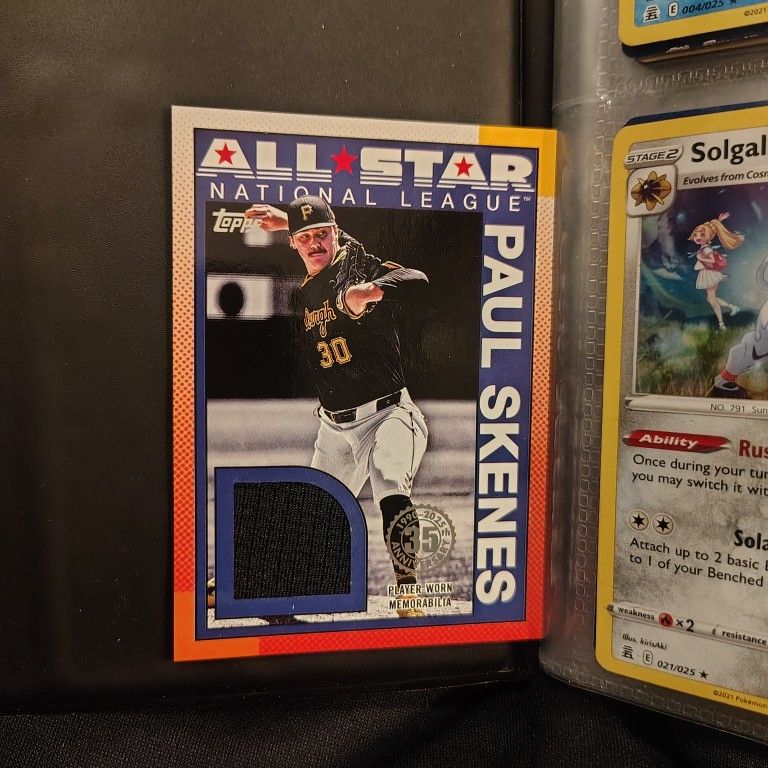 1995 Topps Paul Skenes Material Card