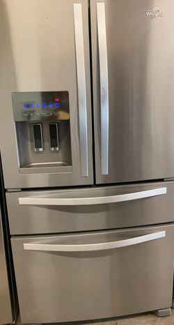 Whirlpool 4-Door Stainless Steel Refrigerator Fridge
