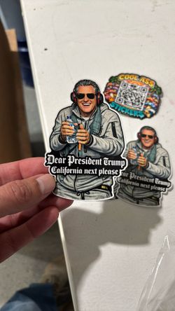 California Stickers 3 For $5.00 These Are 4” Gavin Stickers 