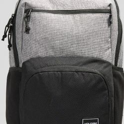 Volcom MIDLINE BACKPACK - BLACK Water Bottle Pocket Laptop Sleeve