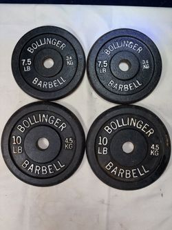 35 Lbs Of Weight Plates 