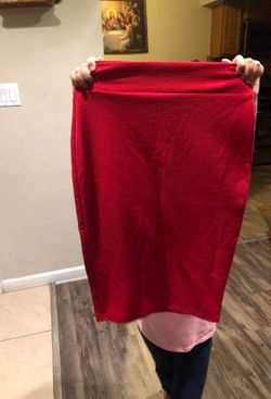Women’s Red Long Skirt