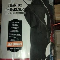 Halloween Costume By Spirit, Phantom of the Darkness, Adult with Scythe
