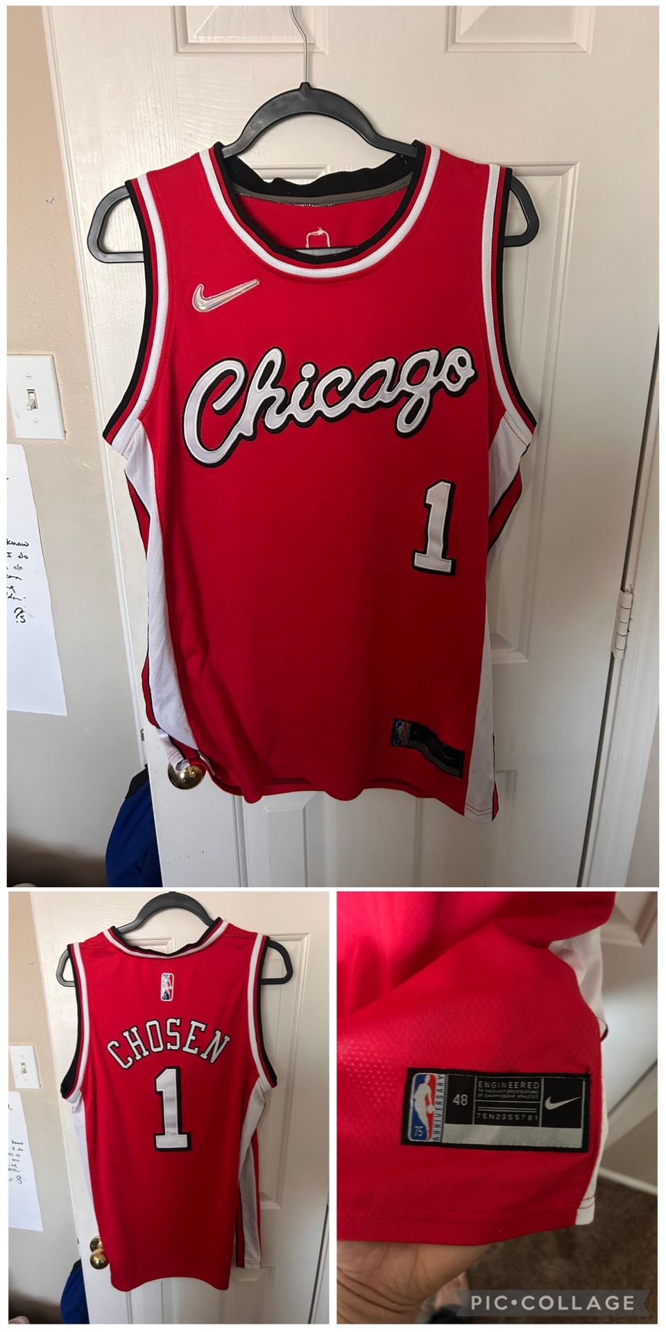Nike Chicago Bulls chosen 1 jersey size L 