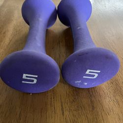 Dumbbells 5 pounds