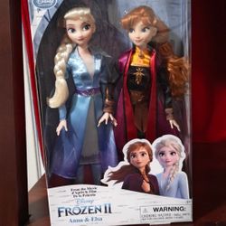 Disney Frozen 2 Anna & Elsa Doll Set, New