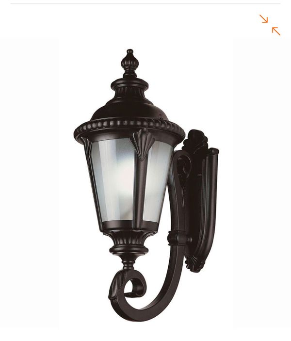 Bel Air Lighting 1 Light Black Outdoor Energy Saving Coach Lantern Bel Air Lighting 1 Light Black Outdoor Energy Saving Coach Lantern With Frosted Glass New In Box For San Antonio Tx Offerup