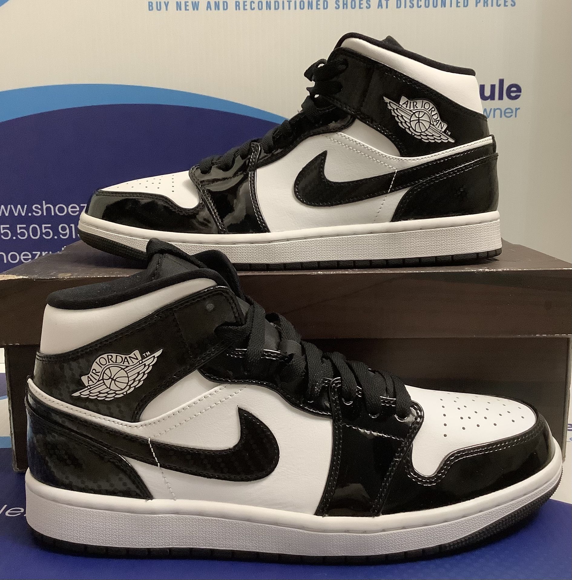 Size 10M|Brand New Air Jordan 1 Mid Carbon Fiber All-Star Men’s Size 10