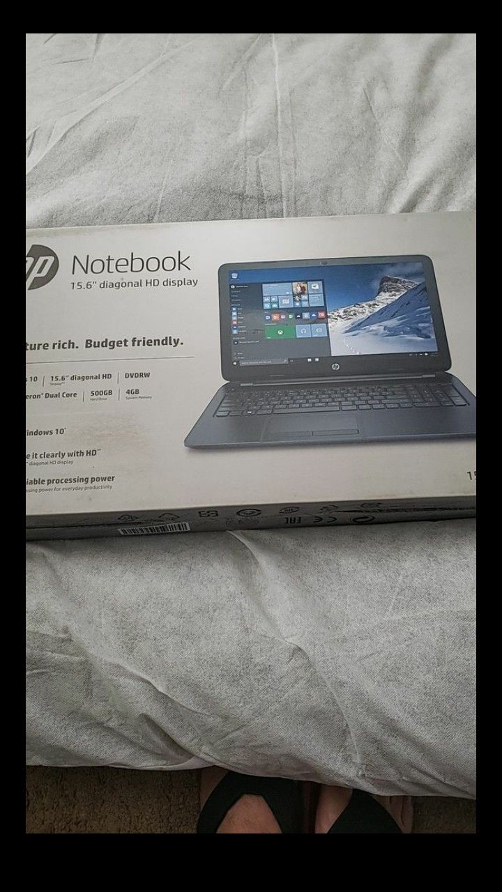 HP Laptop Notebook in the box