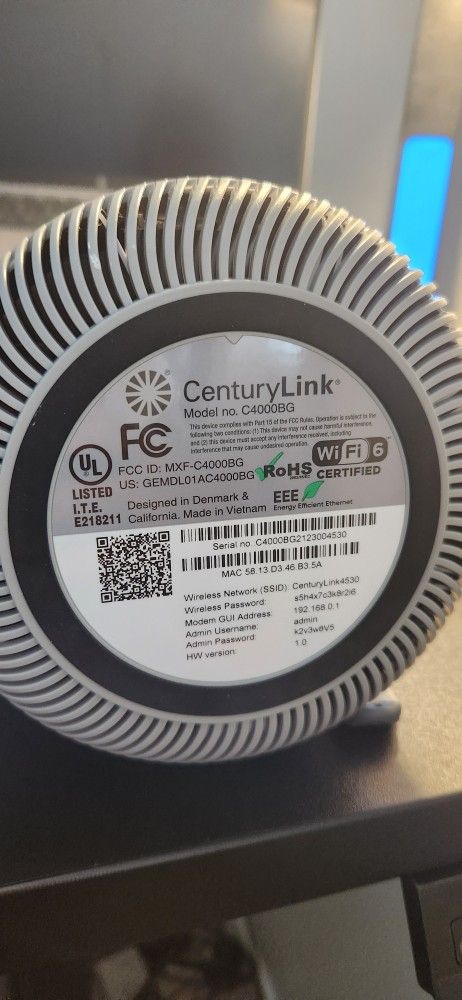 Centurylink Modem C4000BG