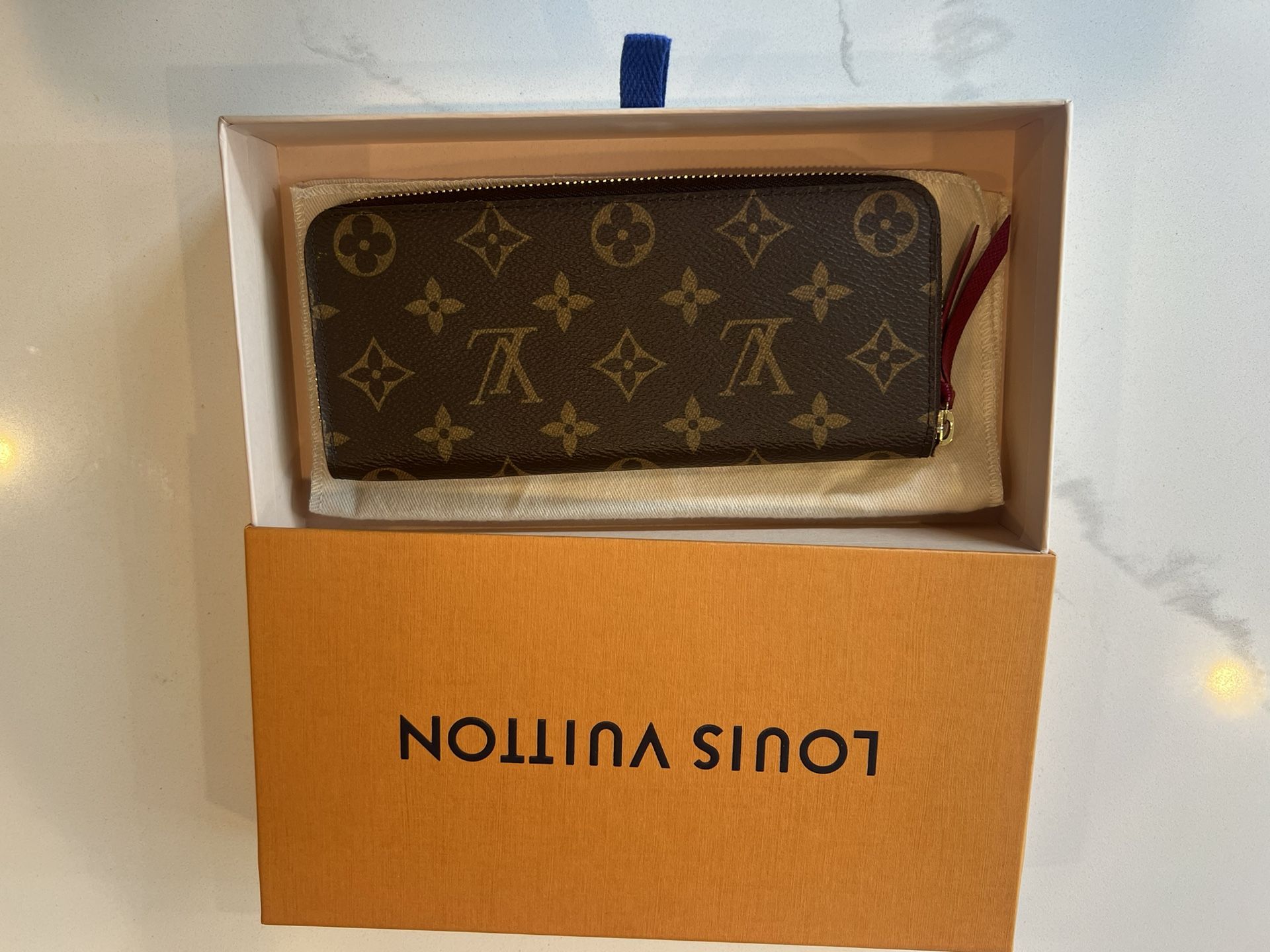 Louis Vuitton Clemence Wallet Fuchsia