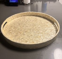 18” Decorative serving tray