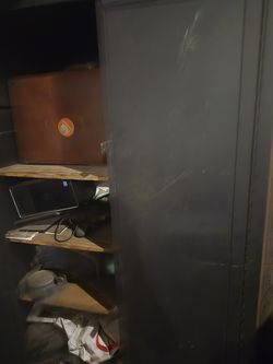 Custom made steel cabinet