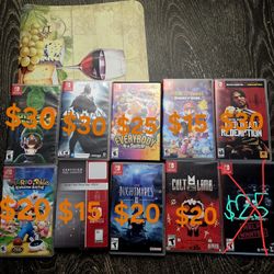 Nintendo switch games