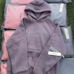 Essentials Hoodie Plum