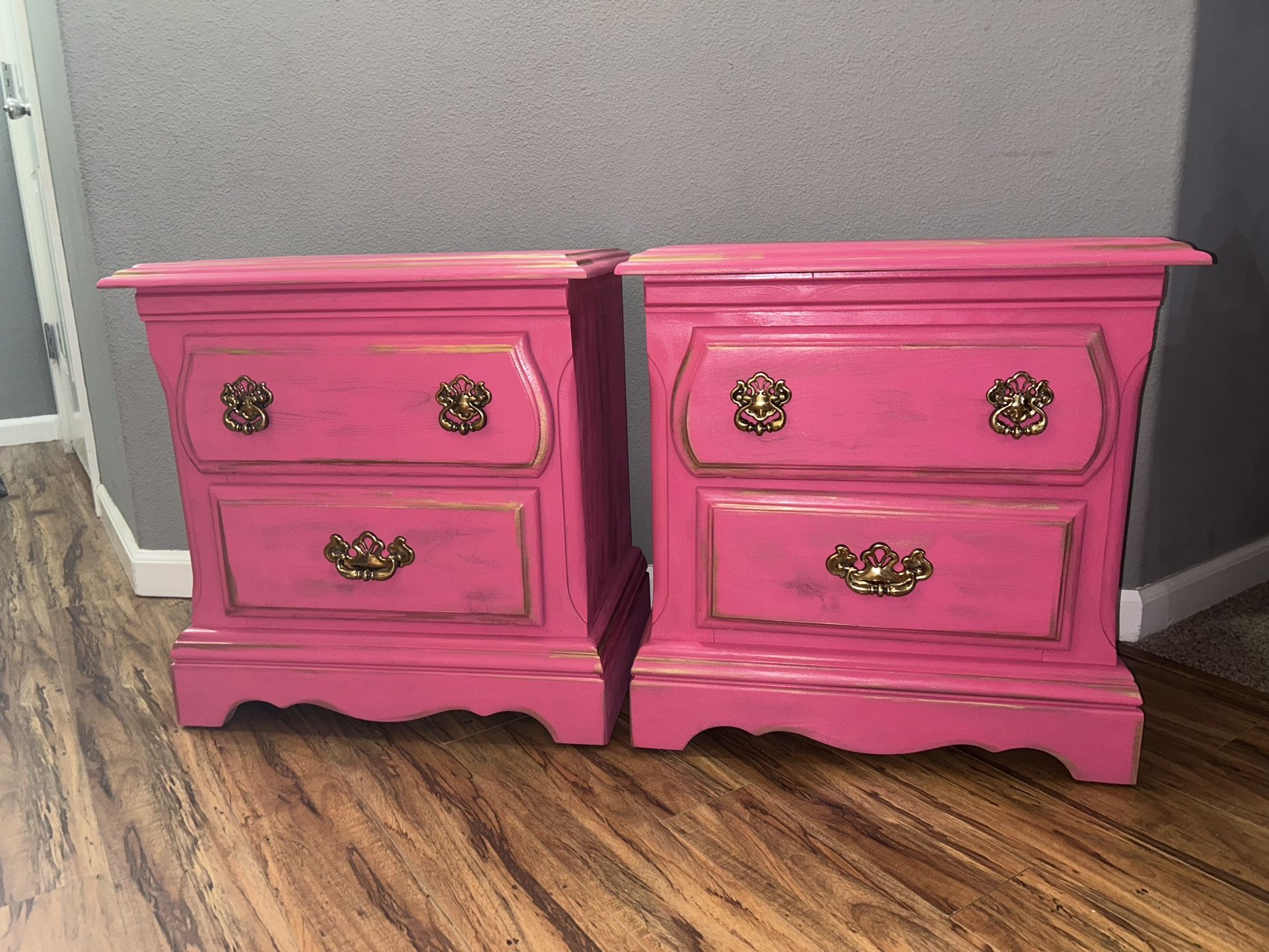 Pink Side Tables 