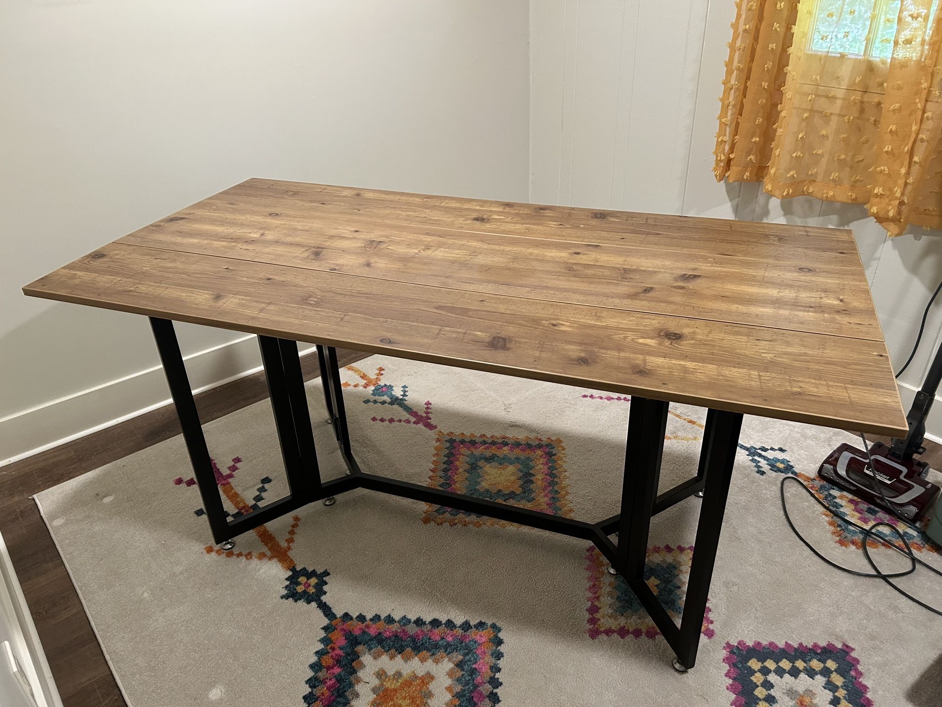 Drop Leaf Convertible Console to Dining Table