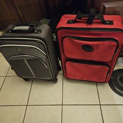 2 Carry On Luggage Suitcases
