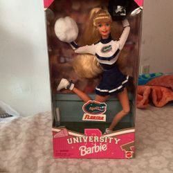 Florida University Barbie cheerleading Doll 1996 Mattel 17700