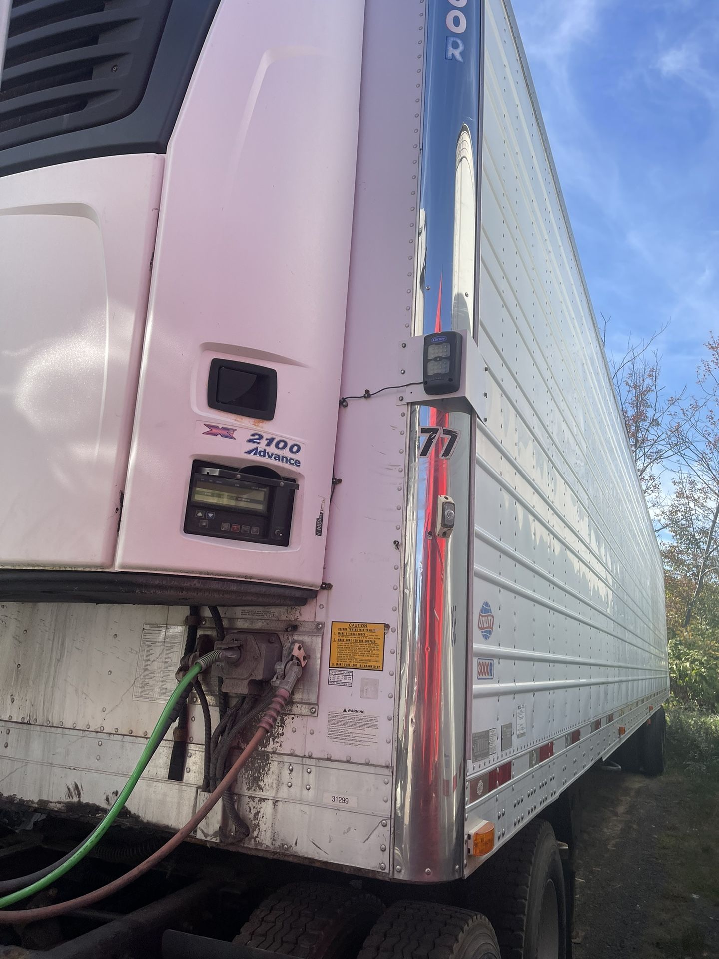 Reefer Trailer 2013 Carrier X2100