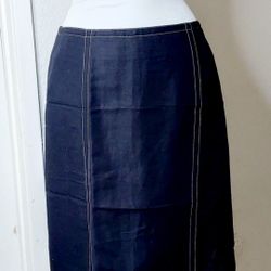 New Womens  Rena Rowan Black Skirt Size 12 Knee Lenght