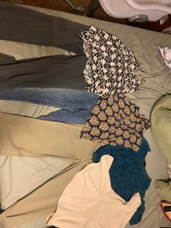 Banana Republic pants size 4 and small tops