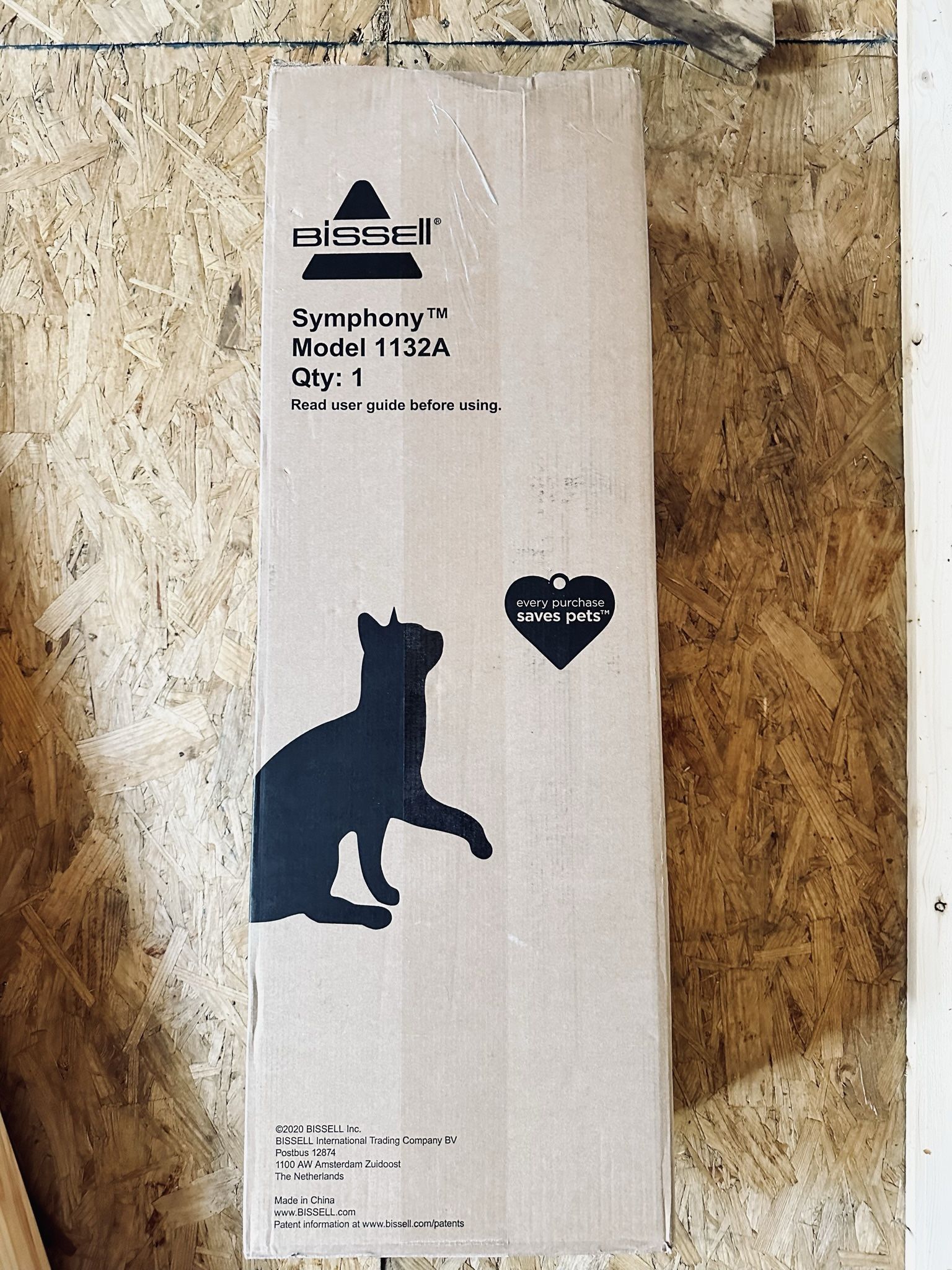 Bissell Symphony Vacuum for Hardwood and Tile Floors, 4 Pads Included, 1132A Steam Mop