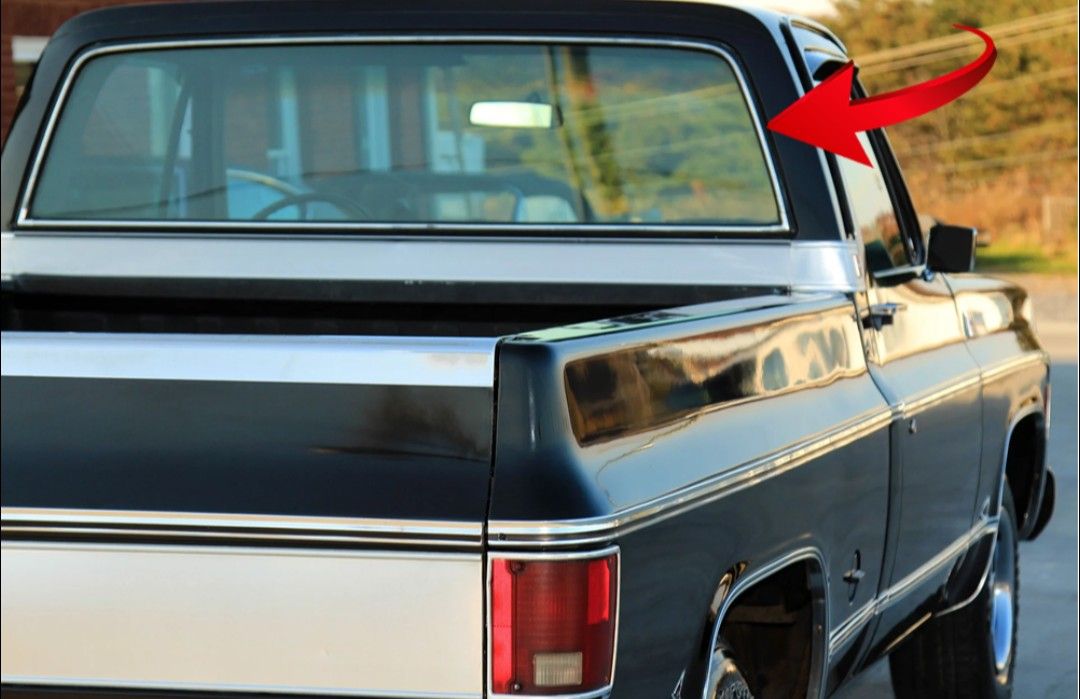 Square Body Chevy & GMC Truck Rear Window solid Glass