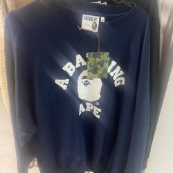 Bape Sweatshirt Size 2xl Fits More Like An XL