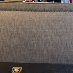 King Size Upholstered Bed Frame , Mattress & Box Springs