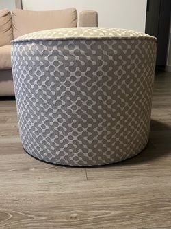 Beige Ottoman