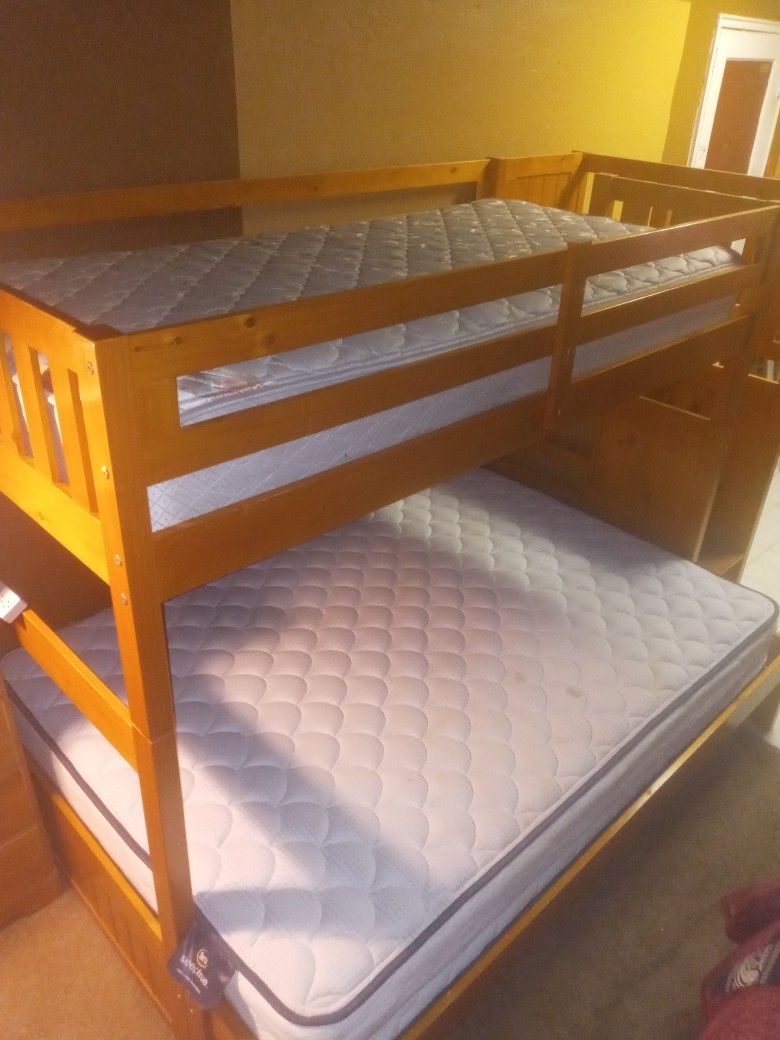 Wooden Bunk Beds