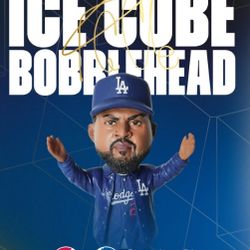 3 Los Angeles (LA) Dodgers vs Washington Nationals Baseball tickets for sale  Ice Cube Bobblehead Giveaway