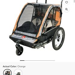 Brand New Allen Sports Deluxe 2-Child Bicycle Trailer & Stroller, max capacity 100 lbs