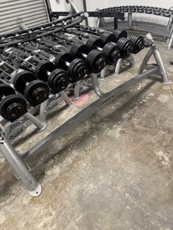 Dumbbell Set w/ Storage Rack (50/55/90/95 lbs)