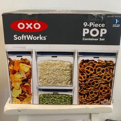SoftWorks 9-Piece POP Food Storage Container Set