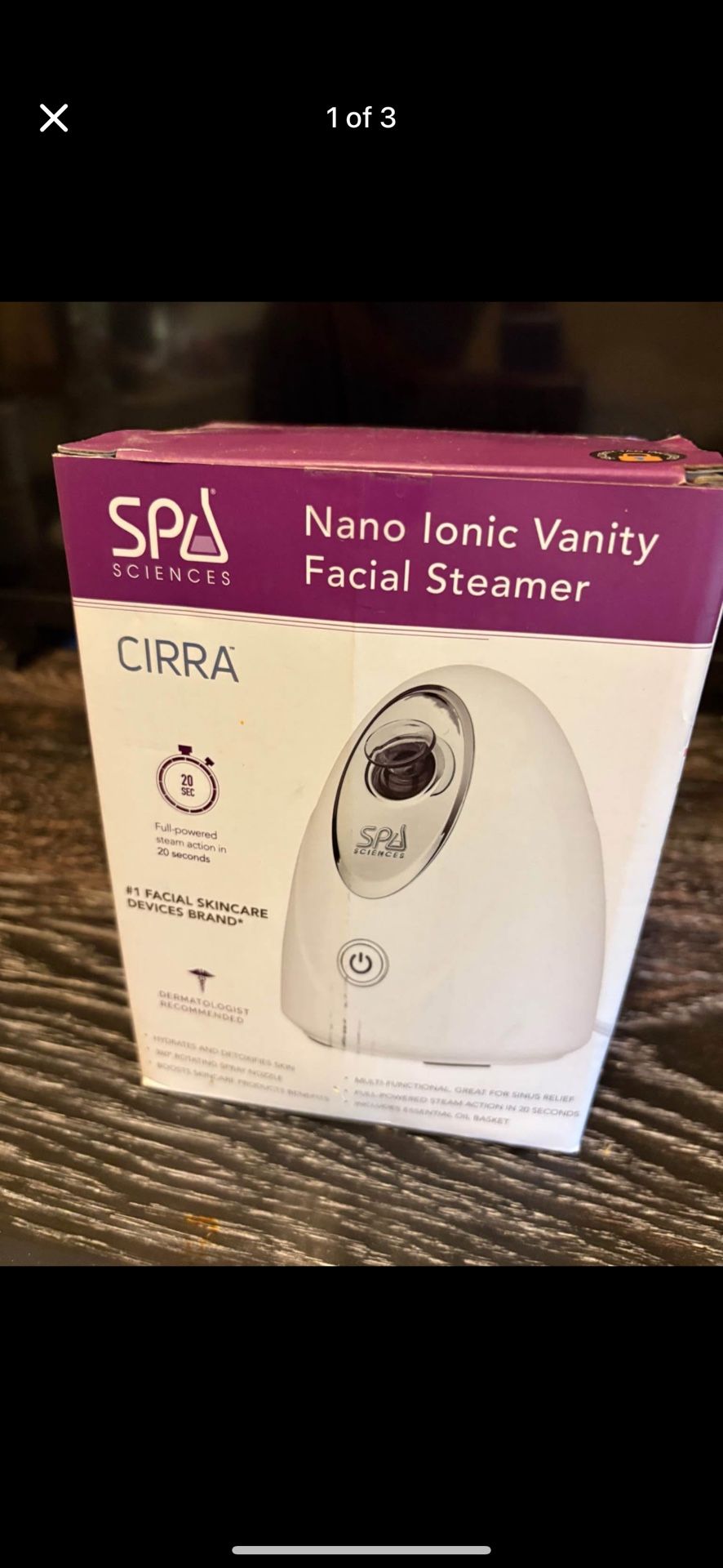 Spa Nano Facial Steamer New 