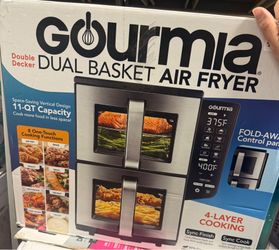 Gourmia dual basket air fryer