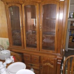 Oak China Cabinet