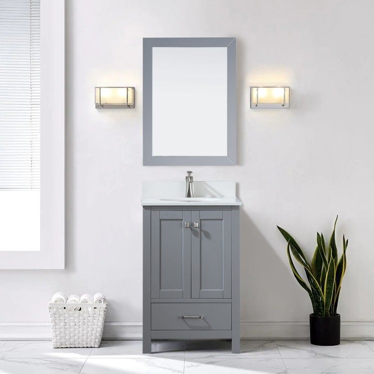 24 inch Quartz stone Gray bathroom vanity Clearance Sale for Sale in Rowland Heights, CA OfferUp