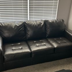 Couch faux leather 