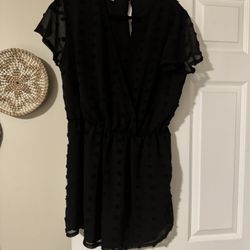 Women’s Black Romper