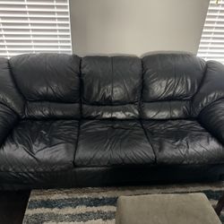 Black 3 Seat Couch