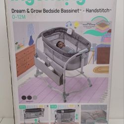Ingenuity Bedside Bassinet - Transition Crib Mode Up to 12 Months