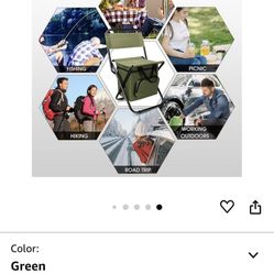 4.1 4.1 out of 5 stars (70) Jerify 2 Pcs Fishing Chair with Cooler Bag Multi-Function Foldable Compact Fishing Stool Hunting Chair Portable Backrest S