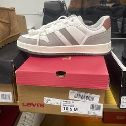 Levi’s, Drive Lo, White Cappuccino, 10.5 Men’s Shoes