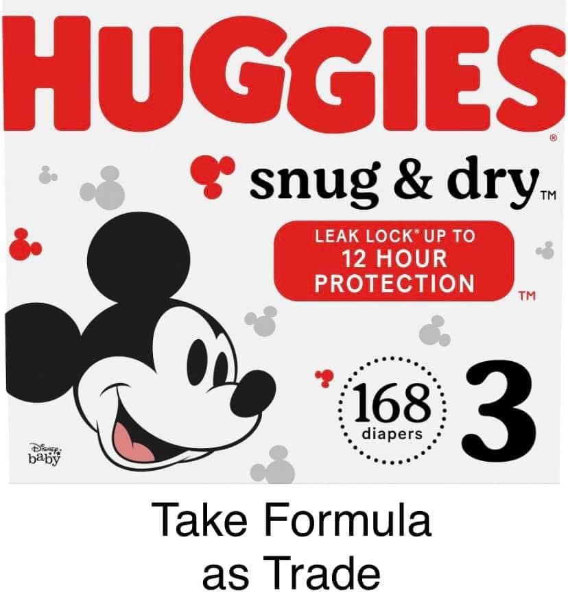 Huggies Size 3 Snug Dry -Diapers/panales