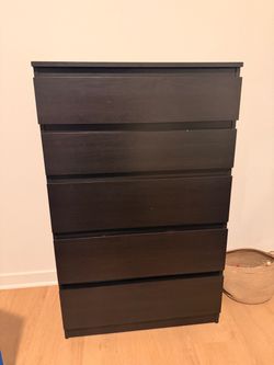 IKEA Kullen 6-Drawer Dresser Black-Brown