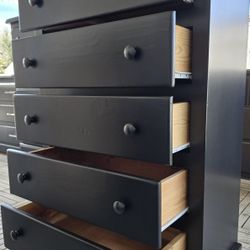 Tall Wooden Dresser.