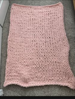 Cable Knit Throw Blanket 